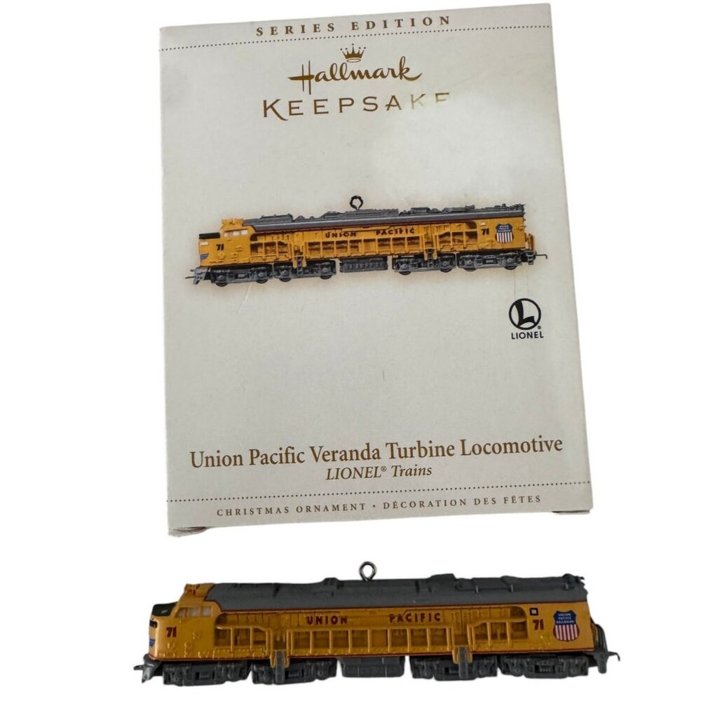 Lionel Union Pacific Veranda Turbine Locomotive Ornament 2006 Lionel Hallmark